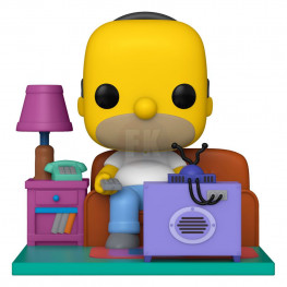 Simpsons POP! Deluxe Vinyl figúrka Homer Watching TV 18 cm